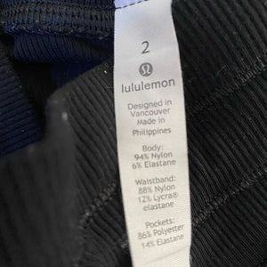 Lululemon black joggers